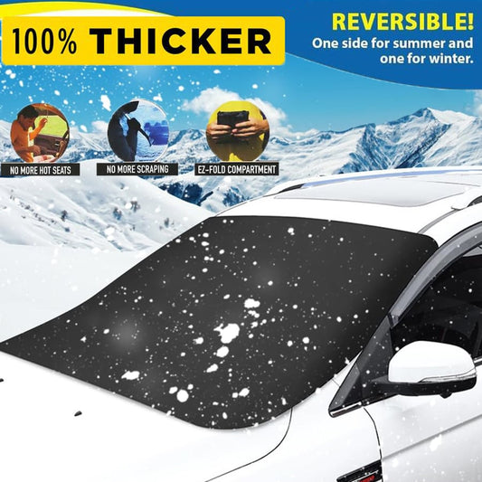 🚗 50% OFF! 🛡️2025 Upgraded Car Windshield Magnetic Snow Cover❄️
