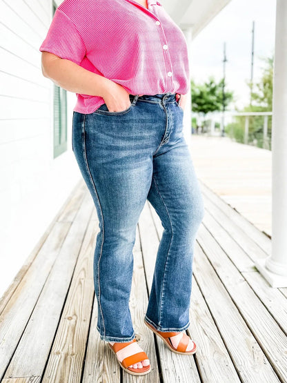 🍂Fall Specials 62% OFF🍂Holy Grail Tummy Control Bootcut Jeans👖