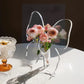 Transparent Butterfly-Inspired Decorative Vase