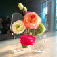 Transparent Butterfly-Inspired Decorative Vase