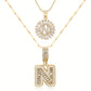 💖2 Pack - Initial Letter Pendant Necklaces