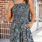 ⏰Hot Sale 48% Off💃Women's Summer Square Neck Sleeveless Loose Casual Short Smocked Romper