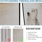 Mesh Curtain Door - Instant Mosquito Net Screen for Flies & Insects Easy Fastening Anti-Mosquito Door Curtain Modern Minimalist Style