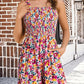 ⏰Hot Sale 48% Off💃Women's Summer Square Neck Sleeveless Loose Casual Short Smocked Romper