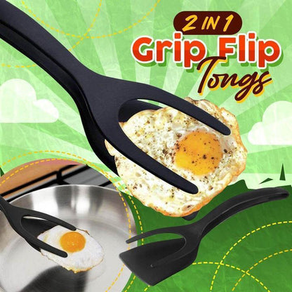 🌞Summer Hot Price Only Today🔥2 In 1 Grip Flip Tongs