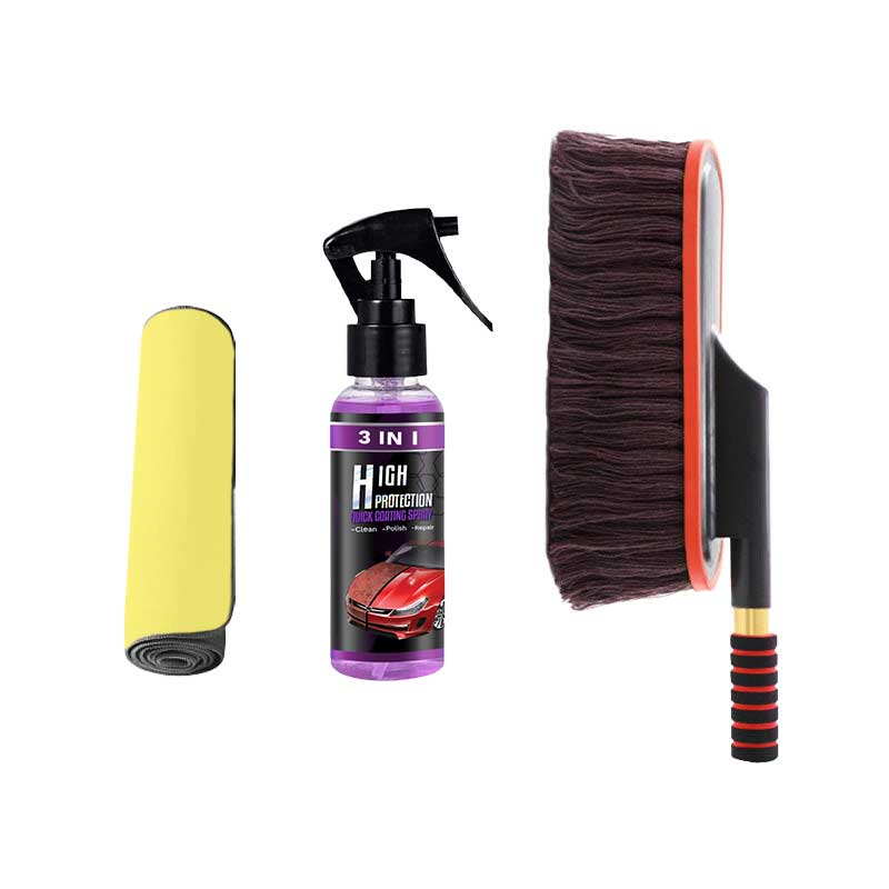"Luxury Car Care: Premium Wax Brush & Dusting Wand for Ultimate Cleaning"💥💥