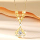 🎉Spring Hot Sale🎉Gingko Necklace with Diamonds