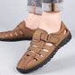 ❤️2025 New High Quality❤️-Stylish Leather Hollow Sandals