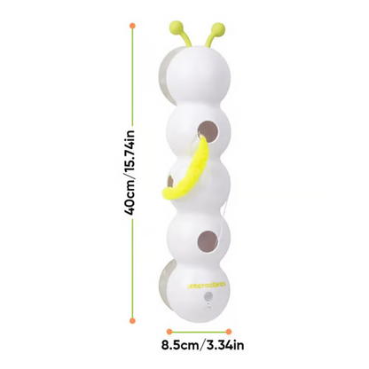 💥2025 Hot Sale🐛Interactive Electric Caterpillar Cat Toy