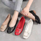 Female Soft Bottom Hollow Leather Flat Shoes（50% OFF）