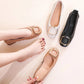 Female Soft Bottom Hollow Leather Flat Shoes（50% OFF）