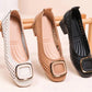 Female Soft Bottom Hollow Leather Flat Shoes（50% OFF）