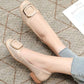 Female Soft Bottom Hollow Leather Flat Shoes（50% OFF）