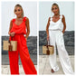 Hot Sale🔥Women's Sleeveless Wide Leg Jumpsuit