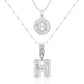 💖2 Pack - Initial Letter Pendant Necklaces