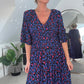 Leopard Shirred Waist Dress