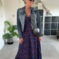 Leopard Shirred Waist Dress