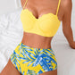 💛Summer hot sale - 49% discount💛Dreamy strap swimwear with cover up