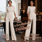 🔔 Ultimi 100 pezzi – fino a esaurimento scorte! ✨Tuta elegante dal taglio aderente con decorazioni in perline