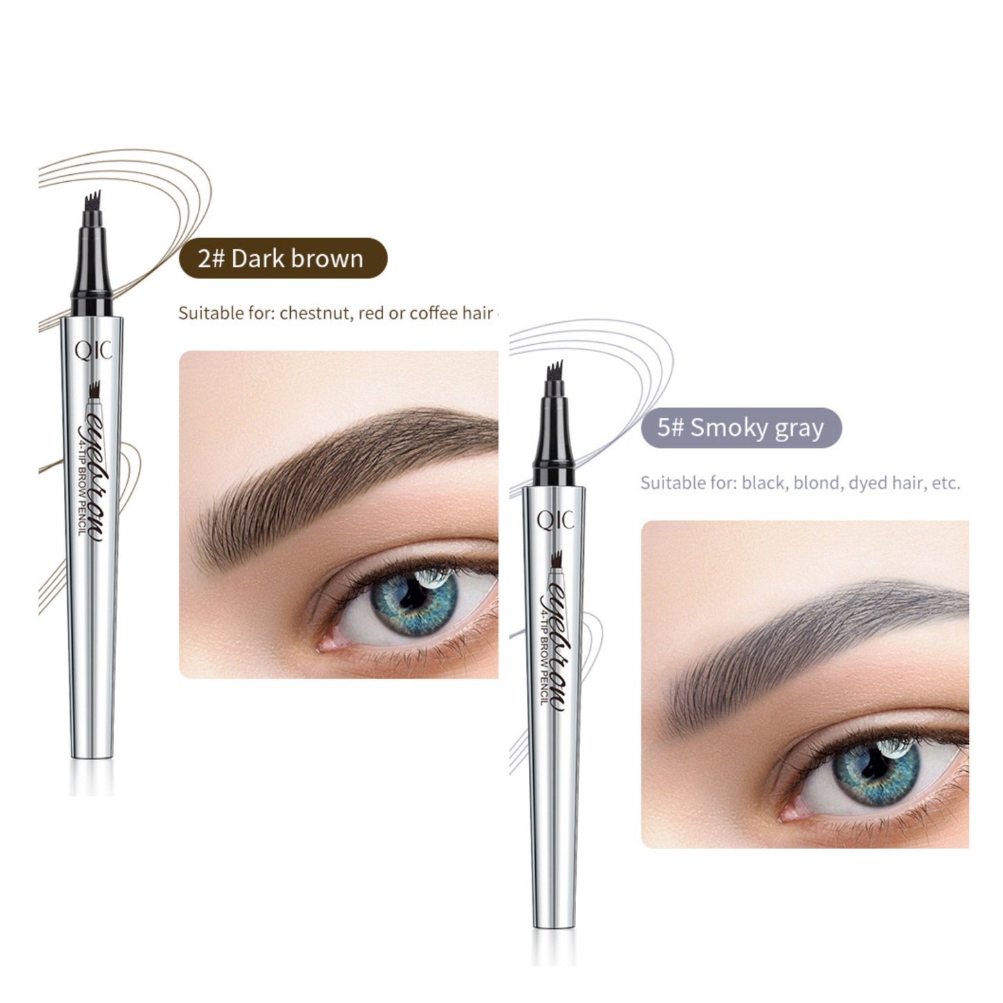 💎【BOGO】Pro 3D Microblading Pencil 💦 Waterproof & 4 Tips for Natural Brows!