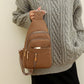 🔥2025 Hot Sale 50% OFF🔥Women's Vintage PU Leather Chest Bag