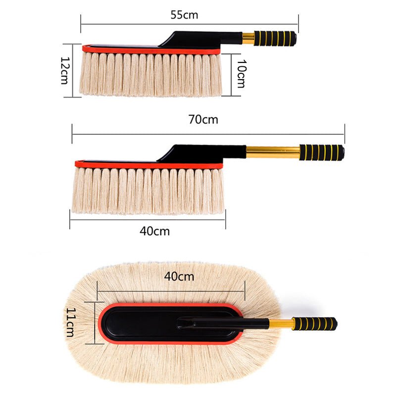 "Luxury Car Care: Premium Wax Brush & Dusting Wand for Ultimate Cleaning"💥💥