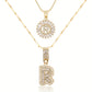 💖2 Pack - Initial Letter Pendant Necklaces