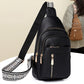 🔥2025 Hot Sale 50% OFF🔥Women's Vintage PU Leather Chest Bag
