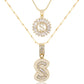 💖2 Pack - Initial Letter Pendant Necklaces