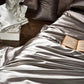 Breathable 25 Momme Mulberry Silk Bedding Set - 4PC Summer Essential