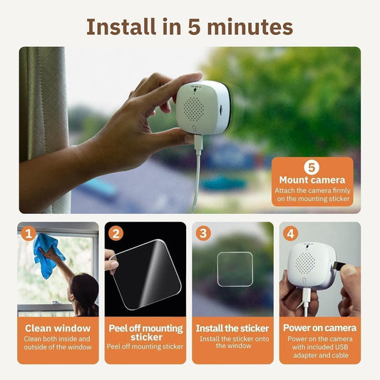 📢📢50% OFF !!!⏰ Magnetic Crystal-clear security camera 🎥 Colour Night Vision 🌙 24/7 Recording & Smart Alerts 🚨 Easy Install! 🔒