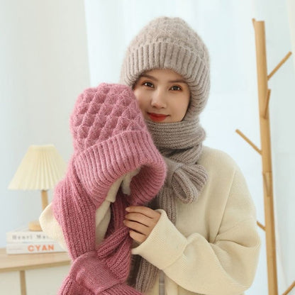 🔥EARLY CHRISTMAS SALE -50% OFF 🎄-Winter Versatile Knitted Hooded Scarf for Women