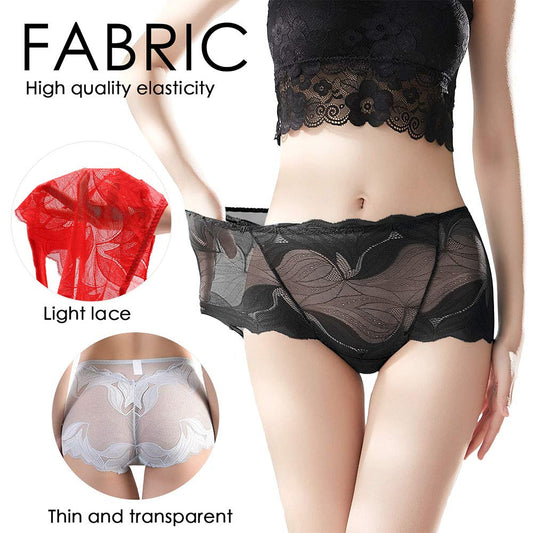 🌸Hot Sale 🌸-Women's Handmade Silk Lace Underwear Package