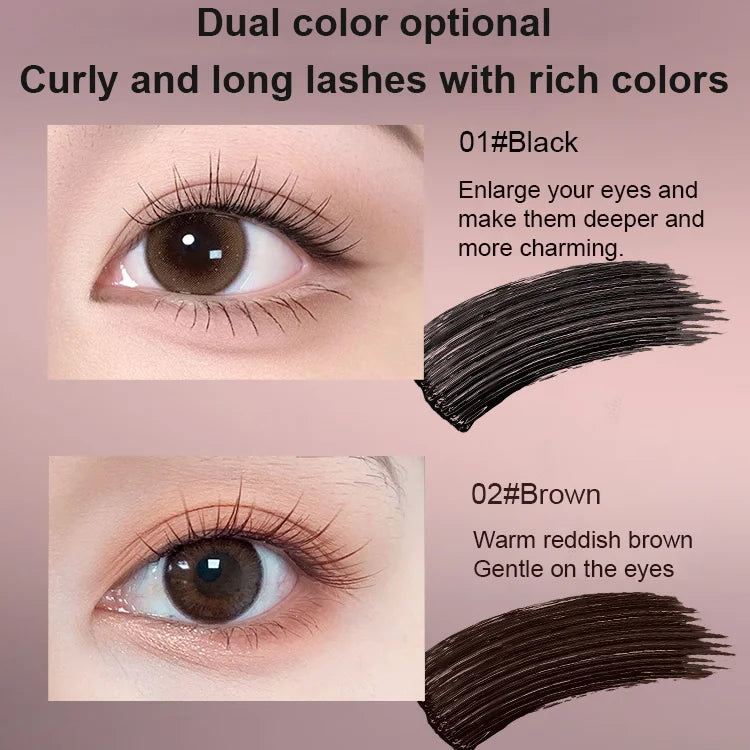 🔥 Hot Sale 60% OFF🔥🔥[Waterproof and Non-Smudging] Lengthening And Curling Long-lasting Mascara