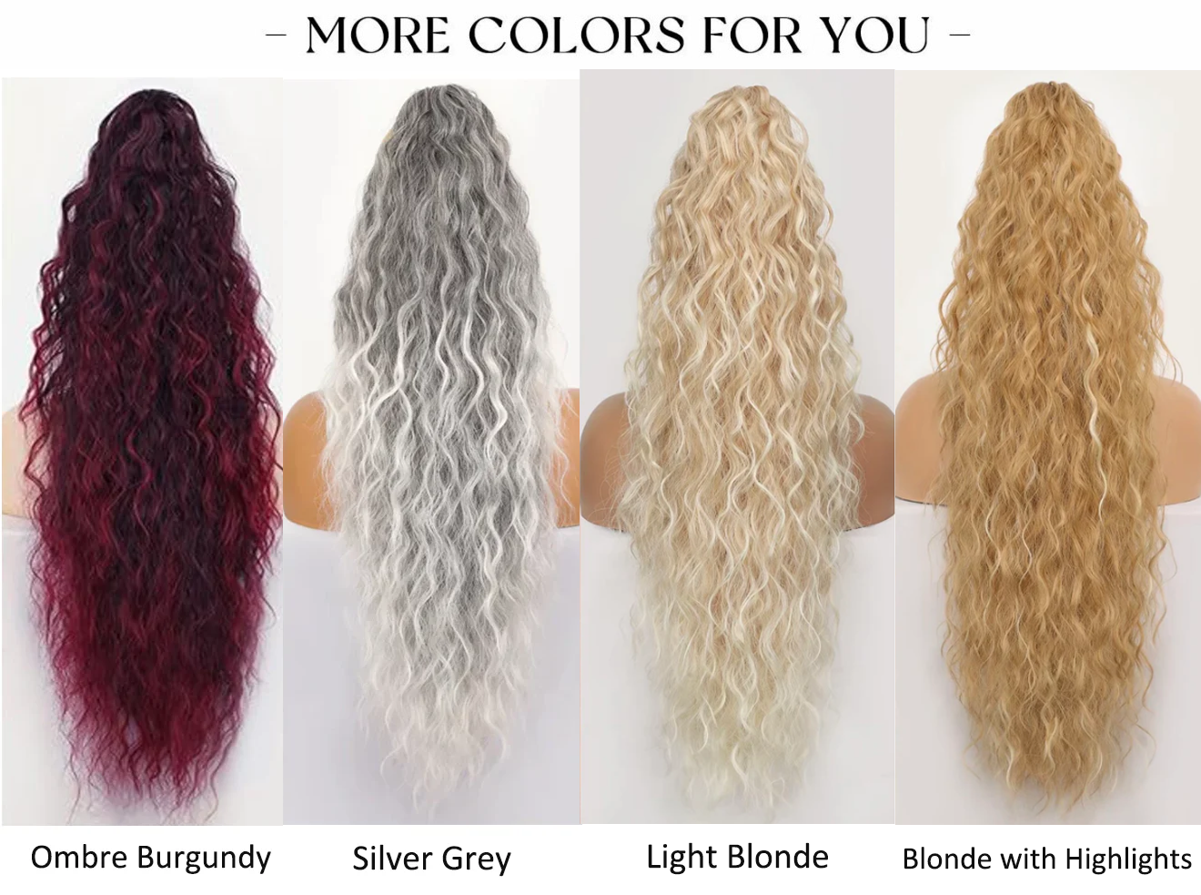 🫧🫧Limited Price ￡14.99-Last Day Promotion 49%OFF🫧Curly Wavy Frizzy Hair Extension with Ponytail