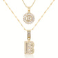 💖2 Pack - Initial Letter Pendant Necklaces