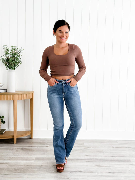 🍂Fall Specials 62% OFF🍂Holy Grail Tummy Control Bootcut Jeans👖