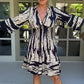 🔥HOT SALE 50% OFF🔥V Neck Three Quarter Sleeve Dress