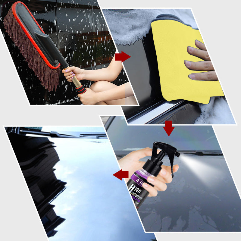 "Luxury Car Care: Premium Wax Brush & Dusting Wand for Ultimate Cleaning"💥💥
