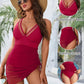 🏝️Summer  Sale 49% OFF🍧👙Slimming Mesh Sheer Sarong Wraps Tummy Control Swimsuit
