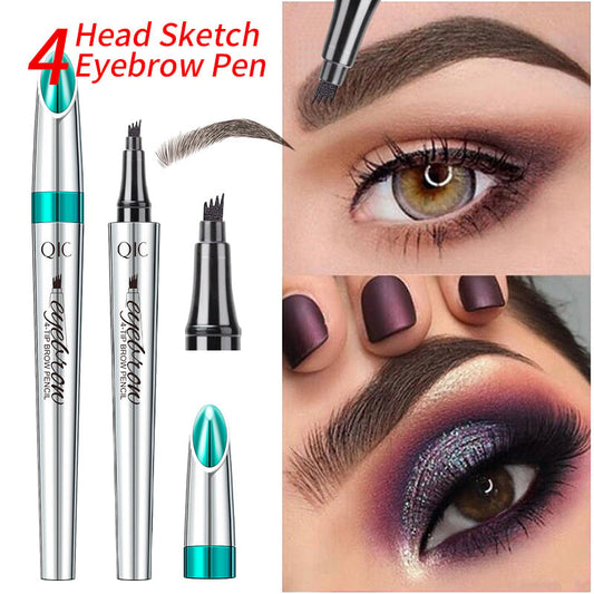 💎【BOGO】Pro 3D Microblading Pencil 💦 Waterproof & 4 Tips for Natural Brows!