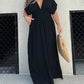 💖2025 Limited Sale 50% OFF💗New Slit v-neck effortless maxi long dress