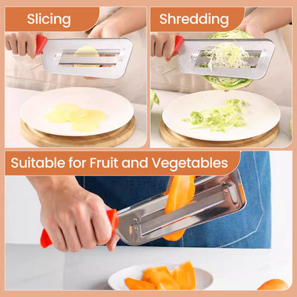 ⚡2025 Hot Sale 50% OFF 🔥🏆Stainless Steel Shredder Knife - Save your cooking time and energy⏳🍳