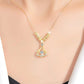🎉Spring Hot Sale🎉Gingko Necklace with Diamonds