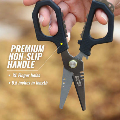 6.5" Pro Shears - Premium Braid Cutting Scissors