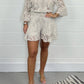 🔥2025 Hot Sale🔥Casual Short V-Neck Lace Suit