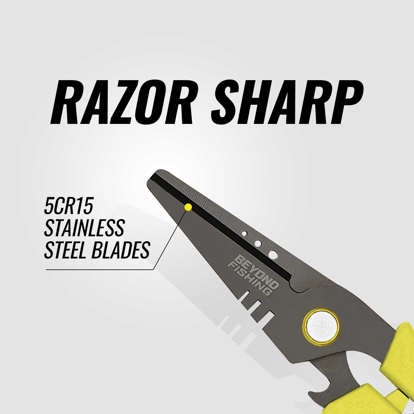 6.5" Pro Shears - Premium Braid Cutting Scissors