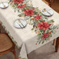 🎁Christmas Printed Tablecloth🌟Stylish Patterns + Premium Fabric, Ideal Gift for Home Decor Lovers!