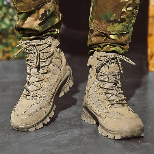 2024🔥Men's Waterproof Outdoor Puncture Resistant Combat Boots (Upgraded Durability)