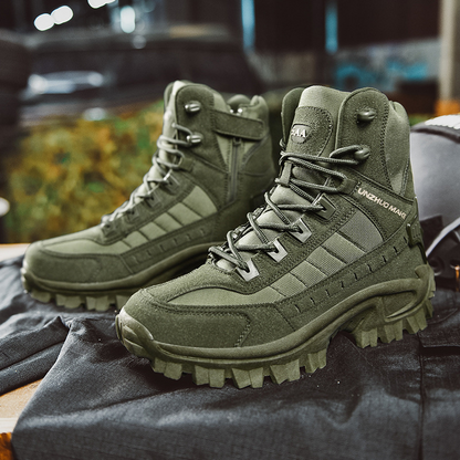 2024🔥Men's Waterproof Outdoor Puncture Resistant Combat Boots (Upgraded Durability)